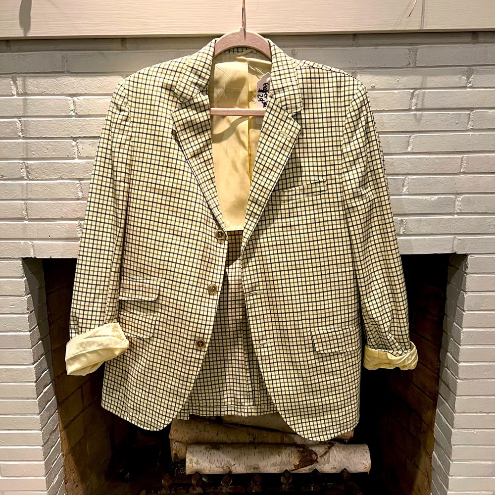 Vintage Checkered Golfer Jacket